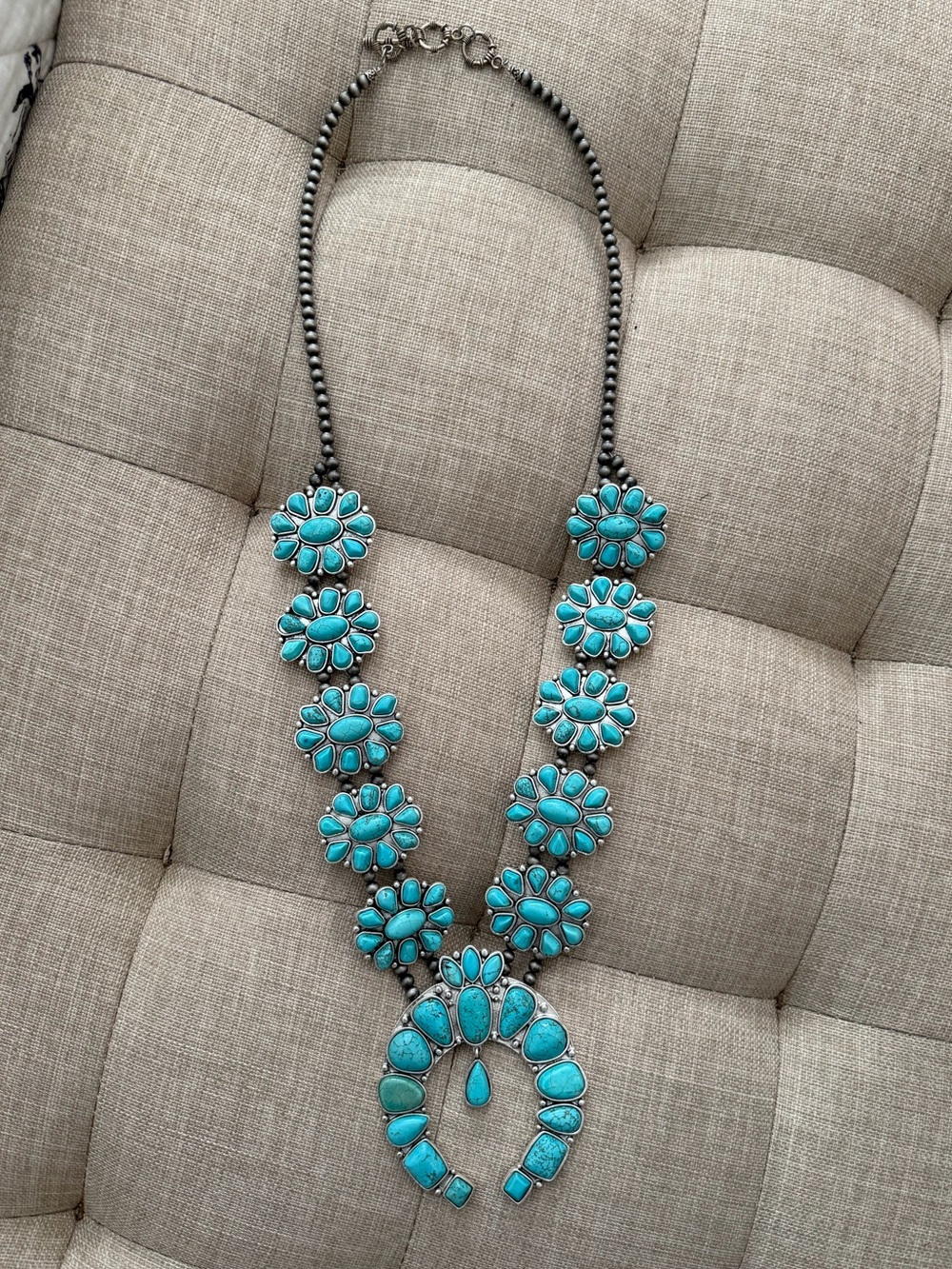 Navajo-Inspired Squash Blossom